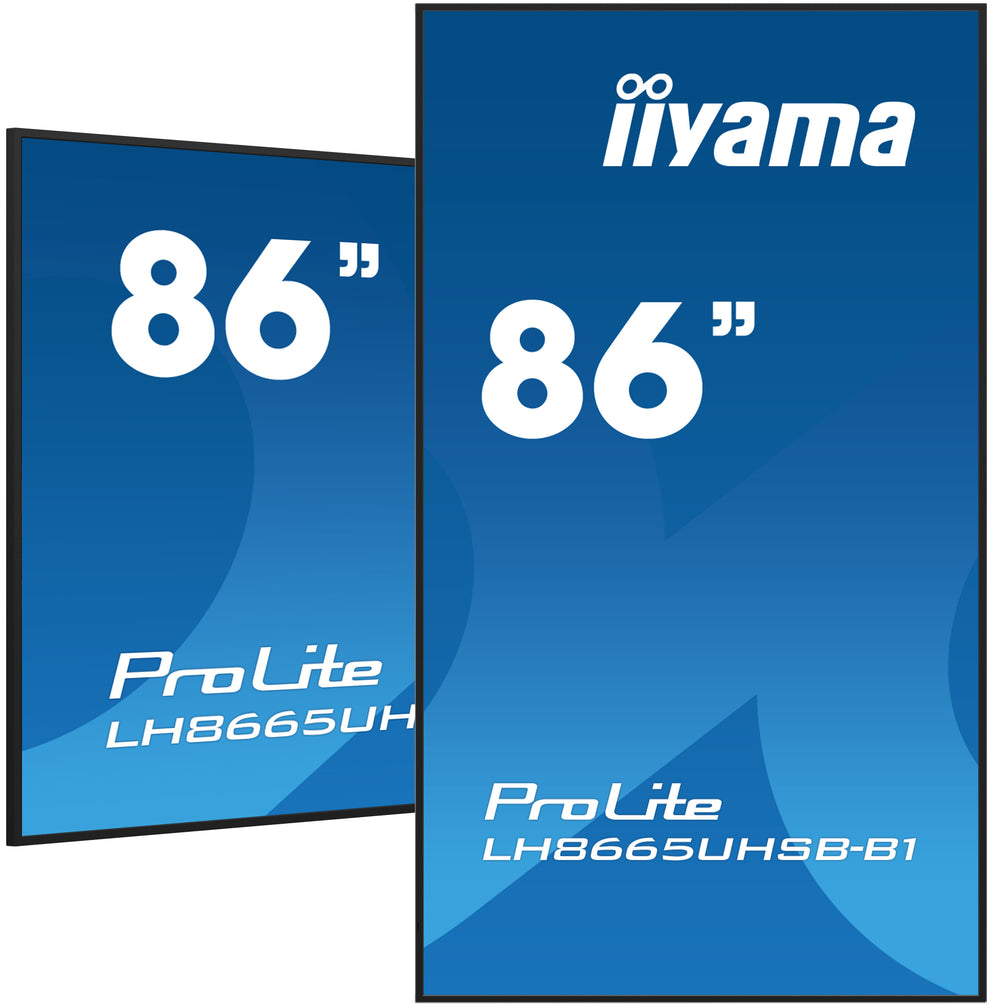 iiyama ProLite LH8665UHSB-B1 86 Digital skiltning 3840 x 2160