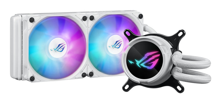 ASUS ROG STRIX LC III 240 ARGB Vandkøler 1-pack Hvid 120 mm