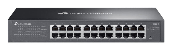 TP-Link Omada ES224G netværksswitch Administreret L2 Gigabit Ethernet (10/100/1000) Sort