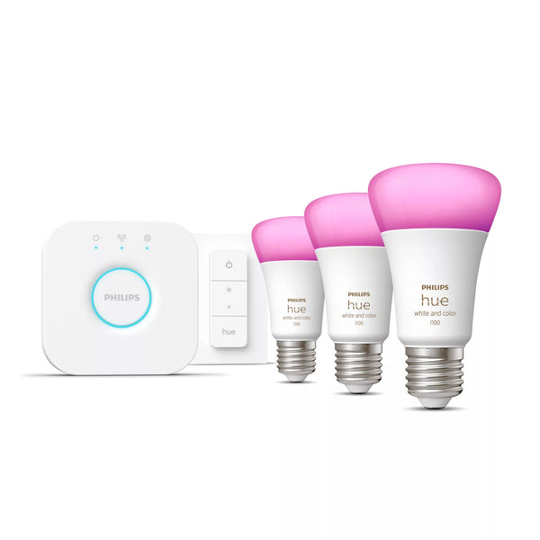 Philips Hue White and Color Ambiance Starter Kit Hvid