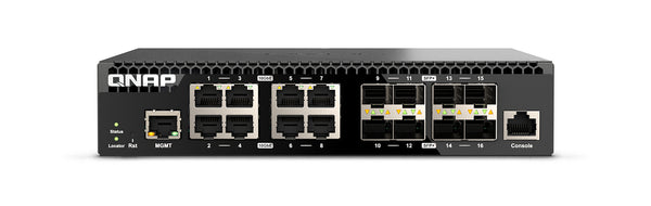 QNAP QSW-M3216R-8S8T Switch 16-porte 10 Gigabit Ethernet