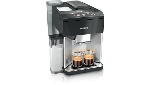 Siemens EQ500 integral TQ517D03 Automatisk kaffemaskine Stainless steel/lacquered piano black