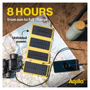 Solcellepowerbank 10.000 mAh 20W PD USB-C/USB-A IP54 - aqiila