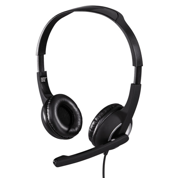 Hama HS-P150 Kabling Headset Sort Sølv