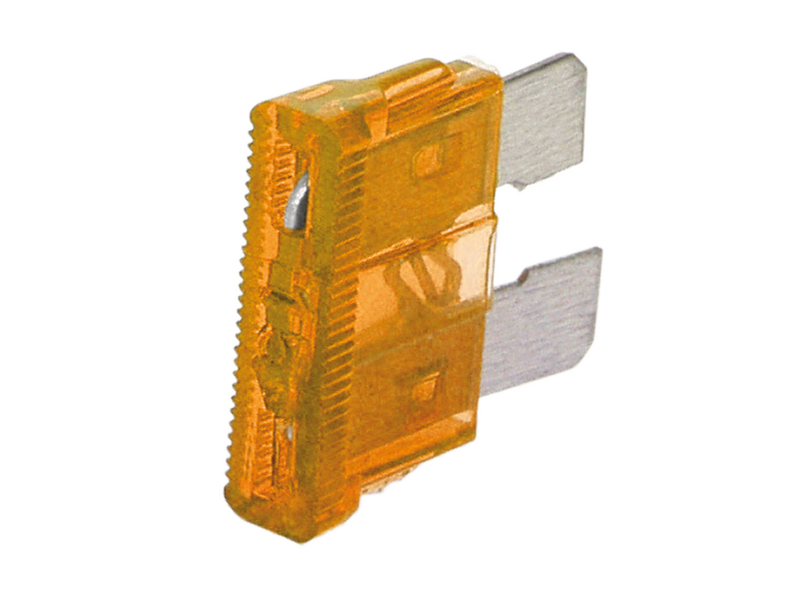 Fladsikringer 5 amp / 50 stk.