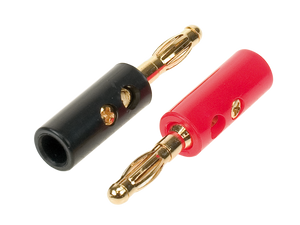 Bananstik 2 stk. Kabel max. 10 mm2
