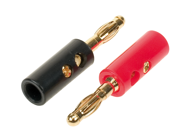 Bananstik  2 stk. Kabel max. 10 mm2