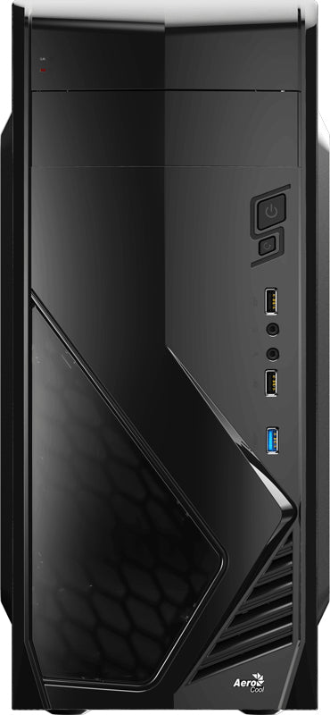 AeroCool PGS C Series CS-1102 Tårn ATX Ingen strømforsyning Sort