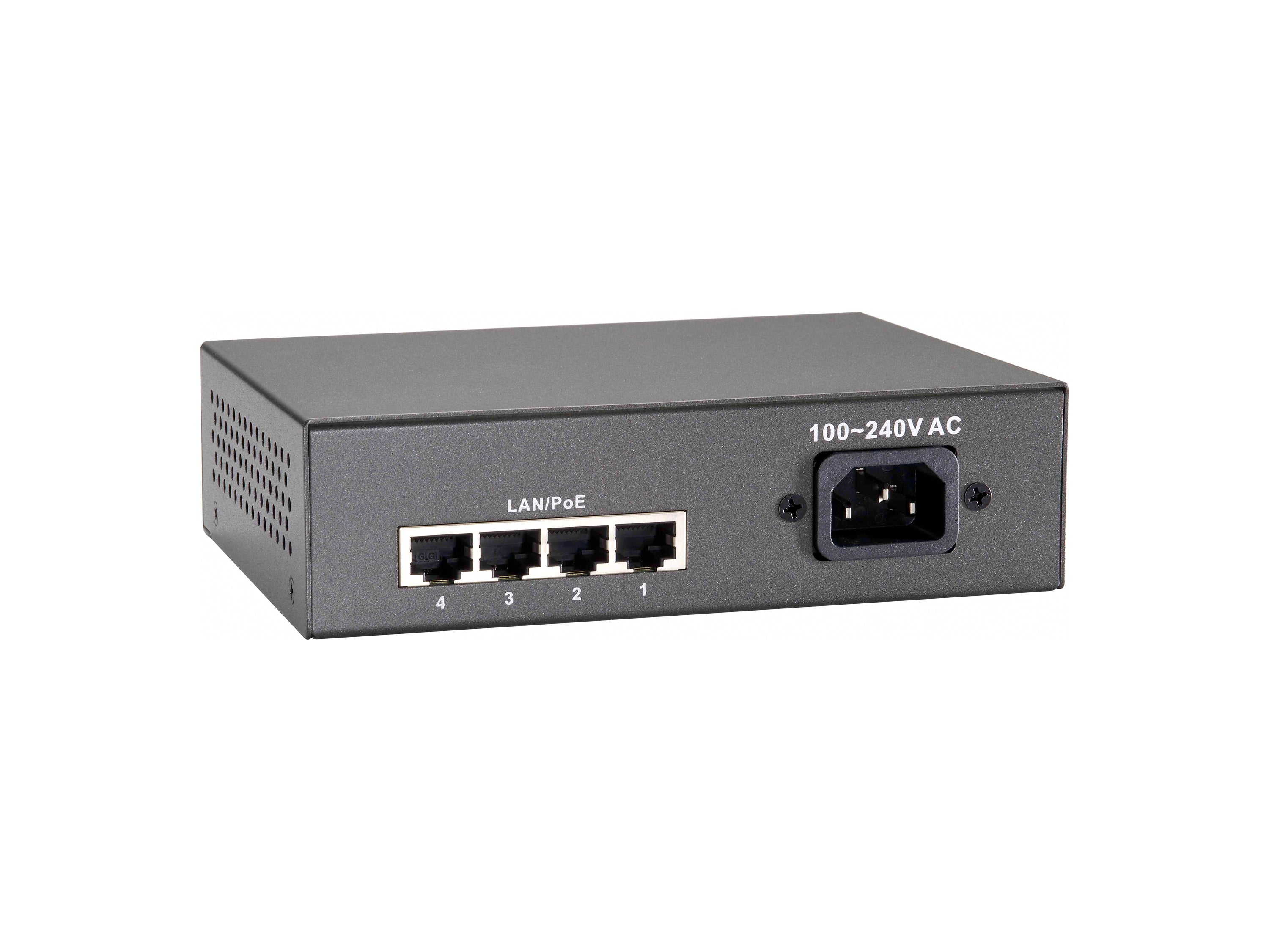 LevelOne FEP-0511 Switch 5-porte 10/100  PoE+