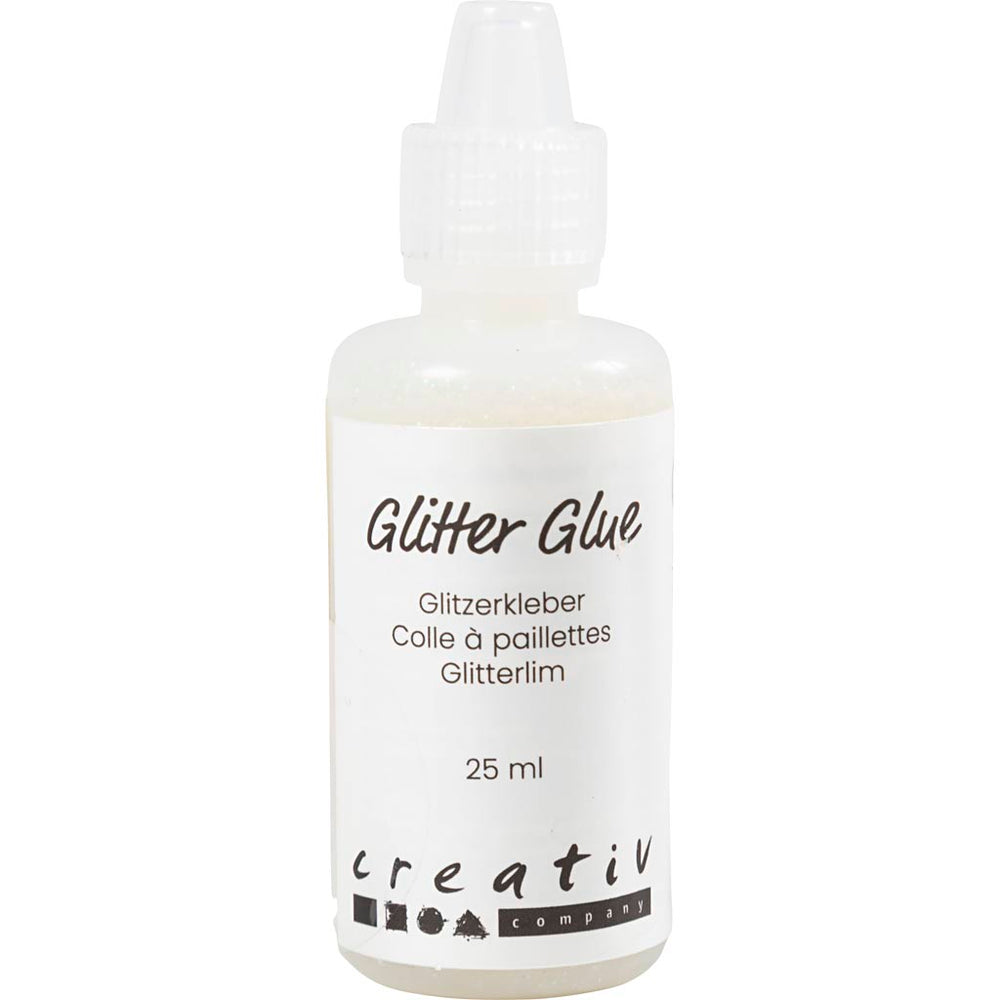 Glimmerlim, holografisk hvid, 25 ml/ 1 fl.