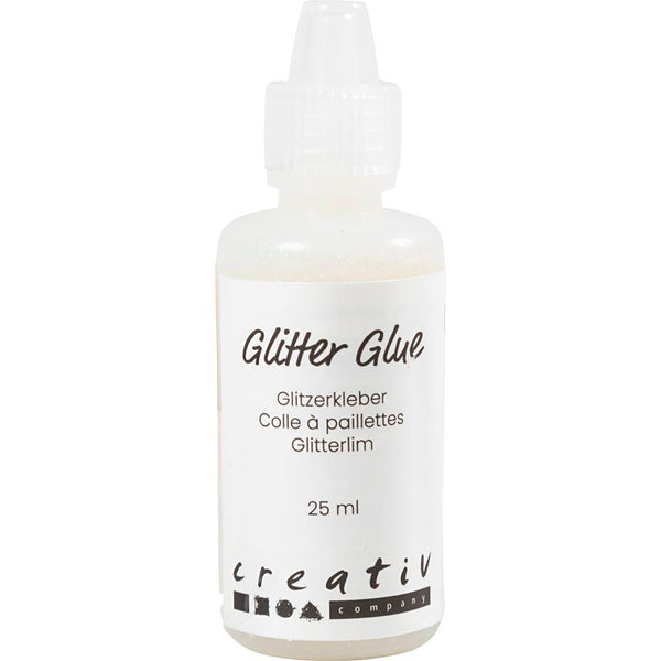 Glimmerlim, holografisk hvid, 25 ml/ 1 fl.