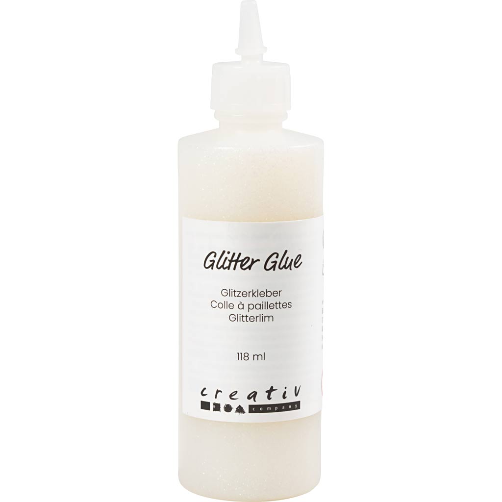Glimmerlim, holografisk hvid, 118 ml/ 1 fl.