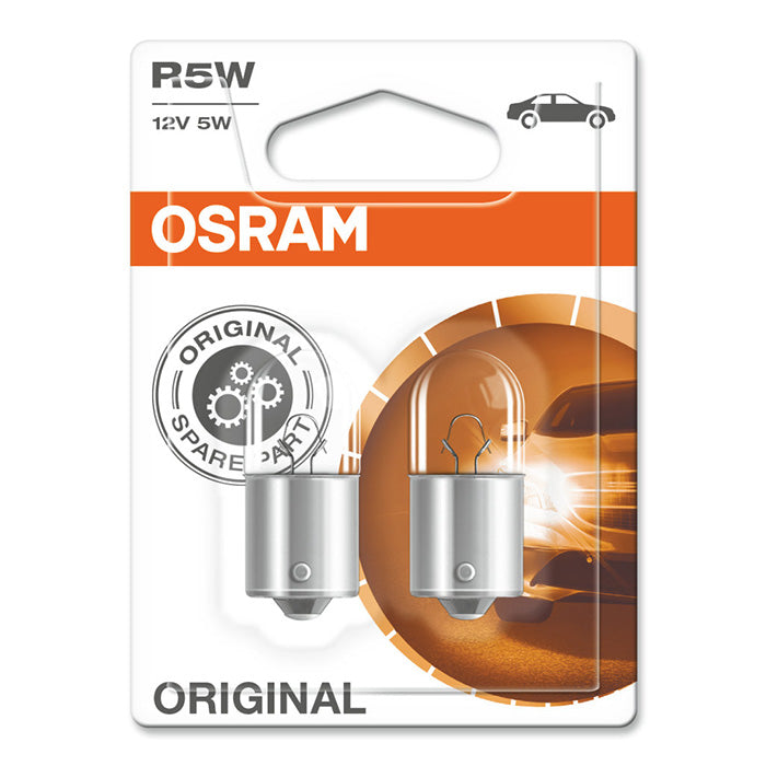 Signallys pærer R5W 12V 2 stk - Osram