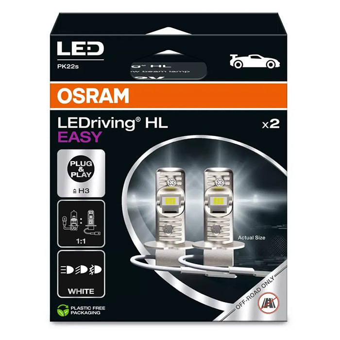 Osram LEDriving HL Easy H3 12V - Sæt