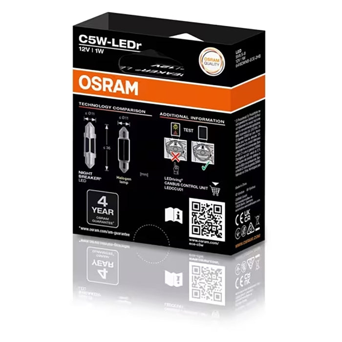 Osram Night Breaker LED C5W ECE - Sæt