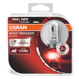 Osram Night Breaker Silver H4 60/55W 12V - Sæt
