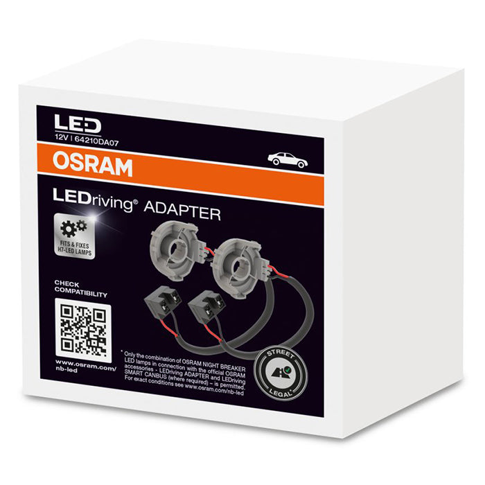 Adapterring til H7 LED 33,9 mm - DA07 sæt, kompatibel montage, Osram