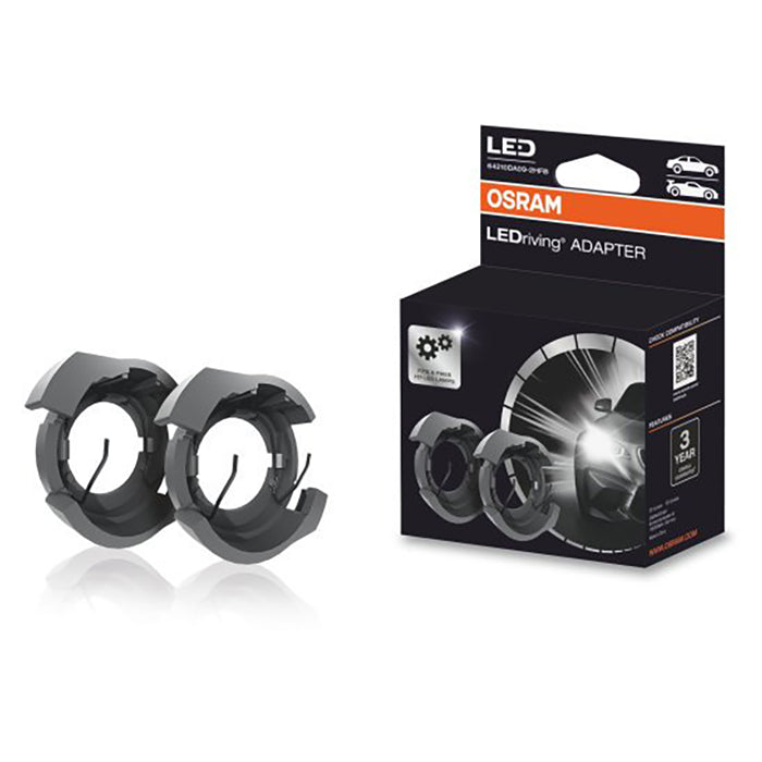 Adapterring til H7 LED 40,7 mm - til montage af Night Breaker LED, 2 stk. Osram