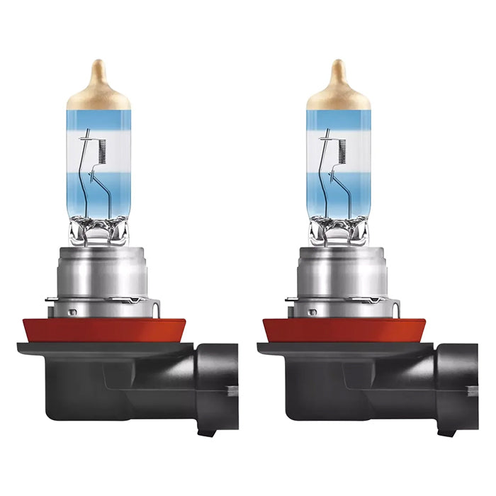 Halogenpærer H11 Night Breaker 220 - Sæt 2 stk til 12V/55W, forbedret lysstyrke og rækkevidde. Osram