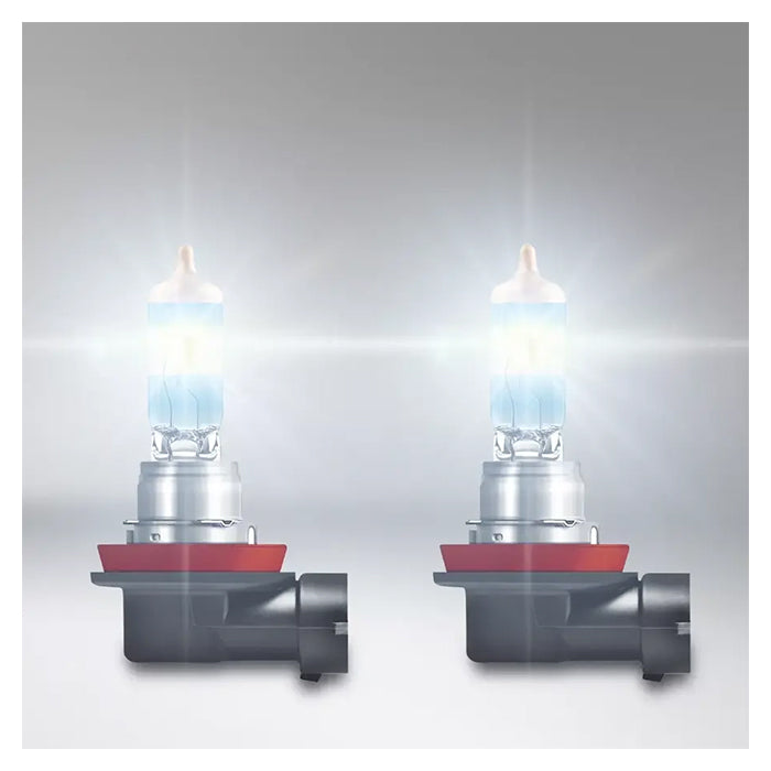 Halogenpærer H11 Night Breaker 220 - Sæt 2 stk til 12V/55W, forbedret lysstyrke og rækkevidde. Osram