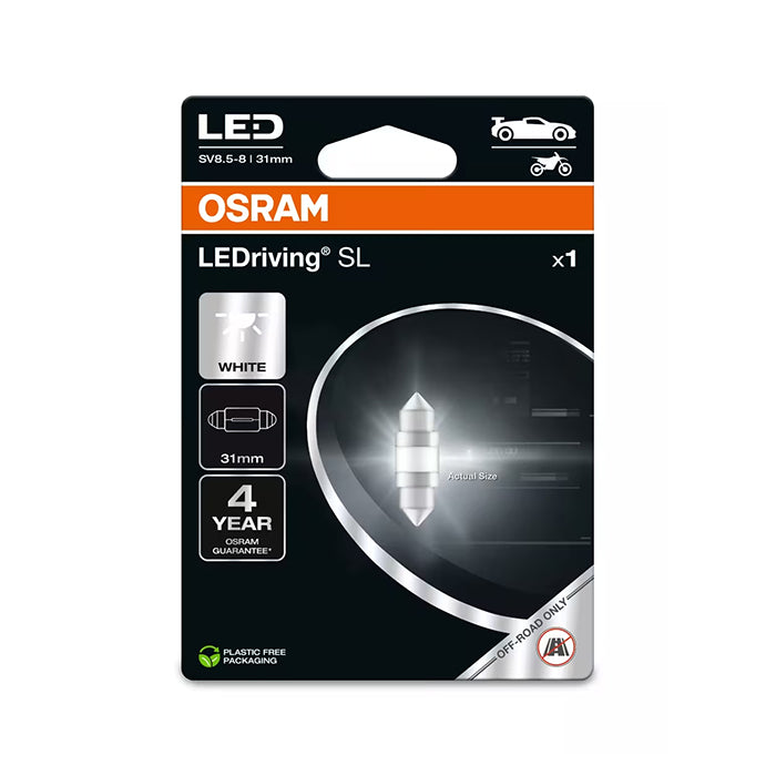 Osram LEDriving SL C5W 31mm 6000K 12V - 1 stk.
