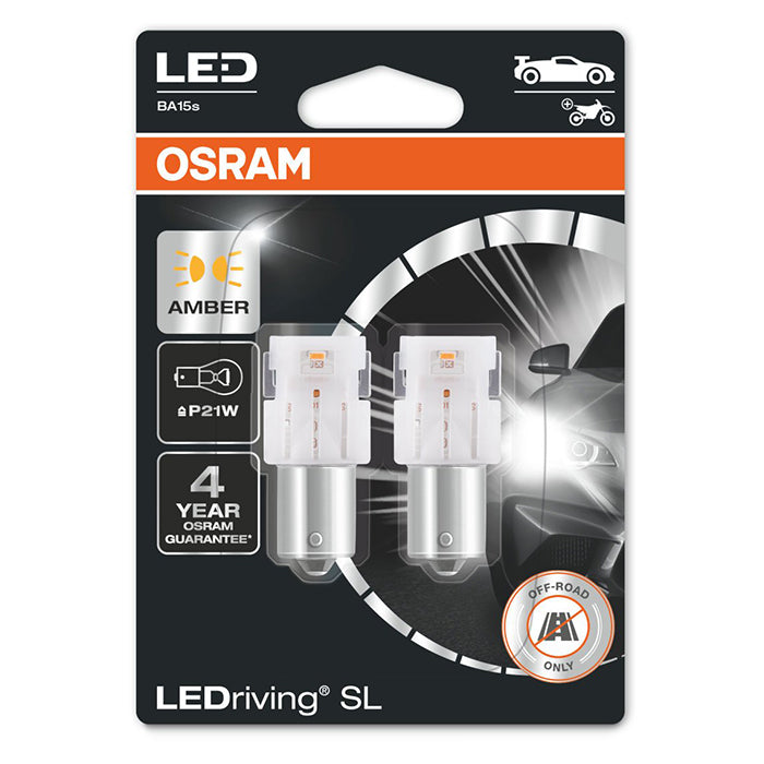 Osram LEDriving SL Gul P21W - Sæt