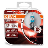 Osram Night Breaker Laser HB4 51W 12V +150 Procent- Sæt