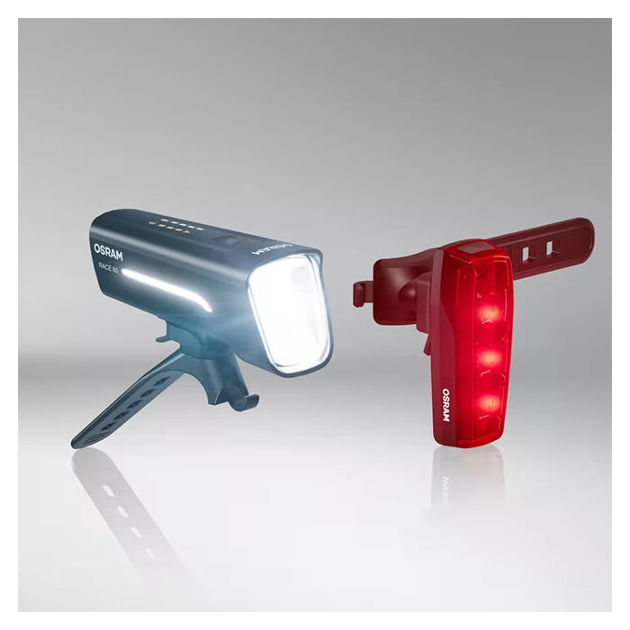 Ledsbike Race 80 Cykellygter I Med 2 Stk. - osram