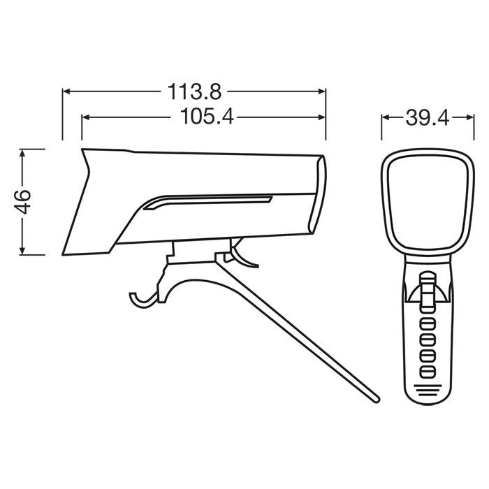 Ledsbike Race 80 Cykellygter I Med 2 Stk. - osram