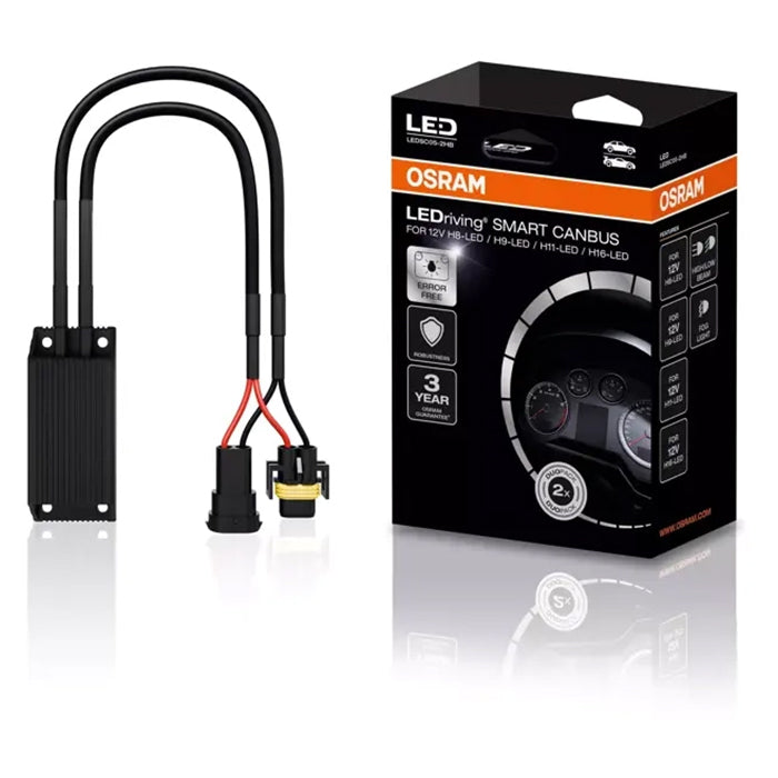 LED Canbus adaptere H8 H9 H11 H16 - Osram