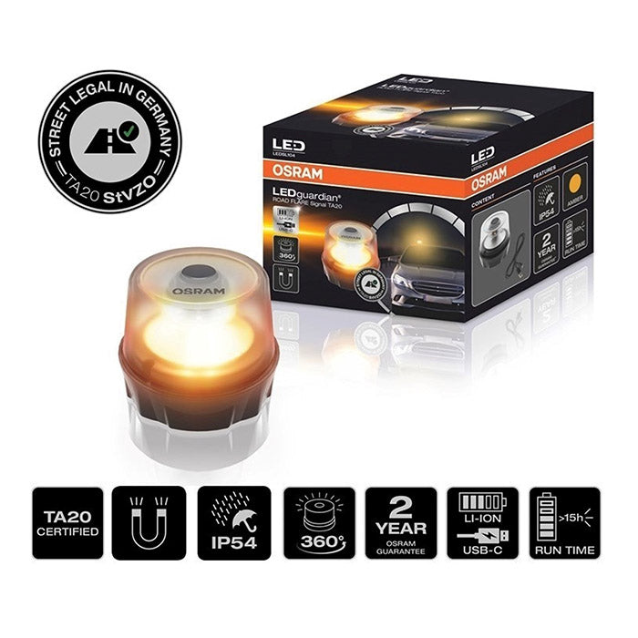 Osram LEDguardian gul advarselslygte TA20