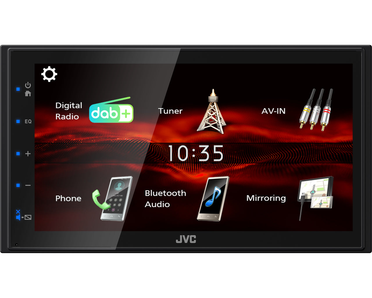 JVC KW-M180DBT bil media receiver Sort 180 W Bluetooth
