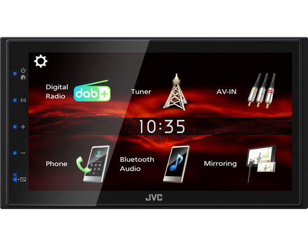 JVC KW-M180DBT bil media receiver Sort 180 W Bluetooth