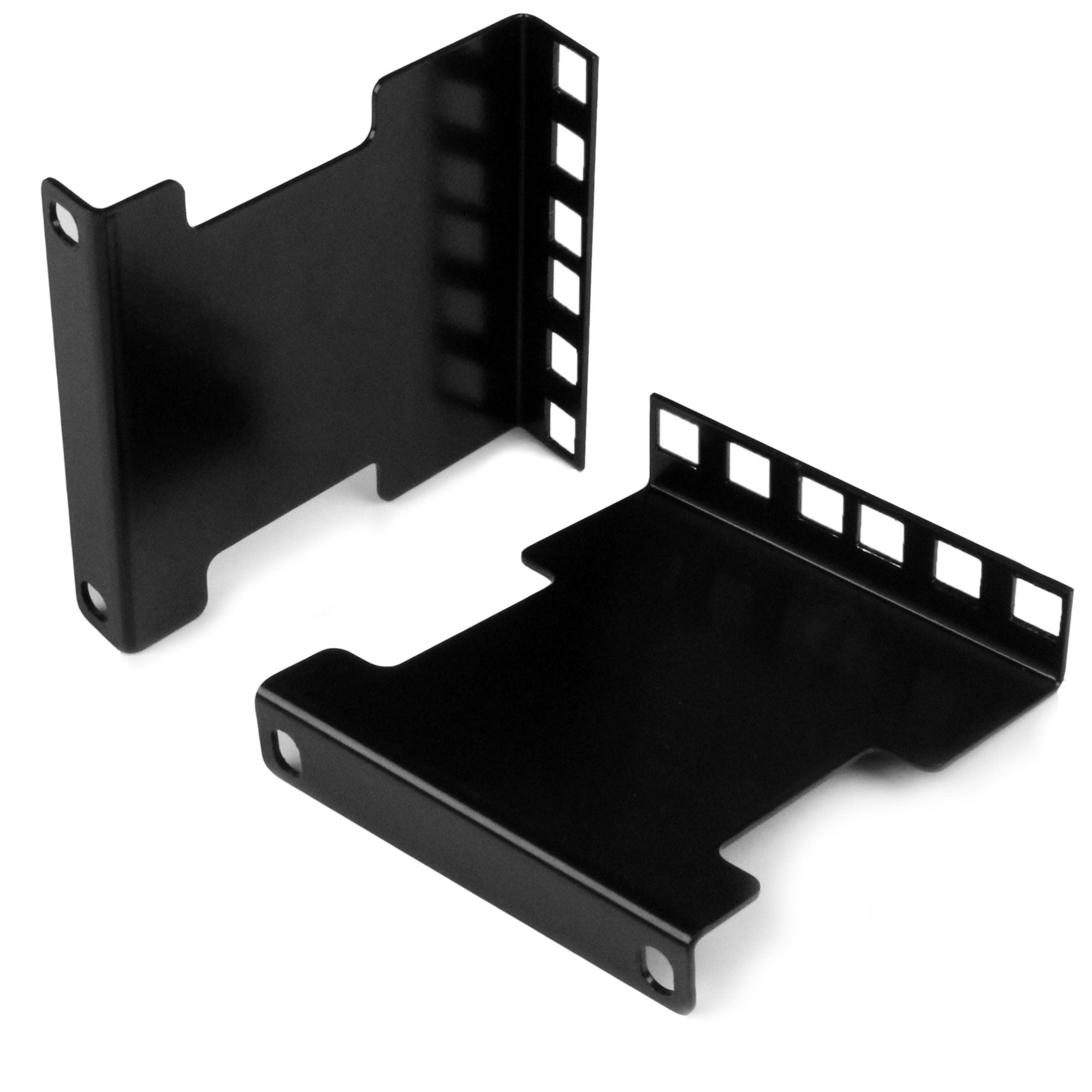 StarTech.com Server Rack Depth Extender - 2U - 4in / 10 cm - TAA Compliant - Recessed Rack Adapter - Rack Mount Adapter Kit - Network Rack Extender Rack skinne adapter Sort
