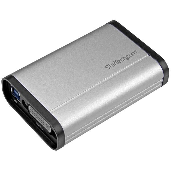 StarTech.com DVI Video Capture Card - 1080p 60fps Game Capture Card - Aluminum - Game Capture Card - HD PVR - USB Video Capture (USB32DVCAPRO) Video transformer