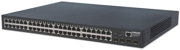 Intellinet 4   Web-Managed  4 SFP Ports, 48 x  Mbps RJ45 Ports  4 x SFP, IEEE 802.3az Energy Efficient , SNMP, QoS, VLAN, ACL, 19 Rackmount Switch 48-porte Gigabit