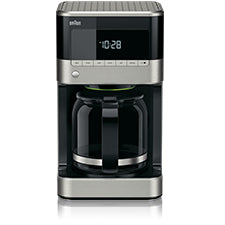 Braun PurAroma 7 KF 7120 Kaffemaskine 1.5liter Rustfrit stål/sort