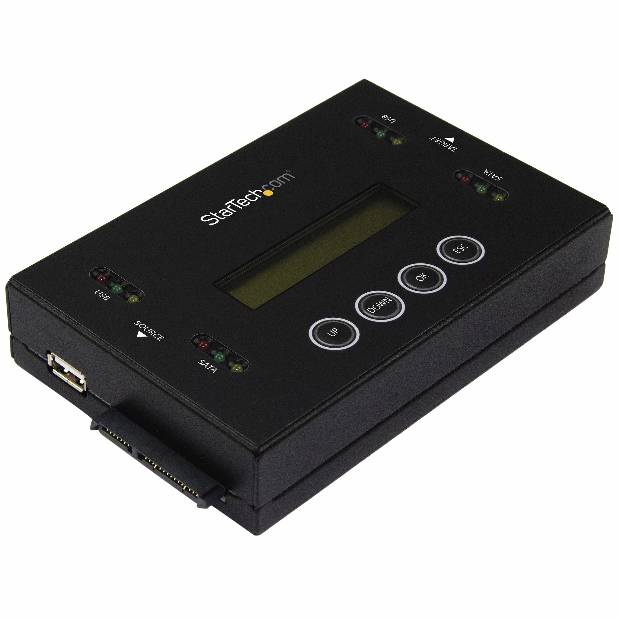 StarTech.com Drive Duplicator & Eraser for USB Flash Drives & 2.5 / 3.5 SATA SSDs/HDDs- 1 1 duplication plus cross-interface - Standalone (SU2DUPERA11)