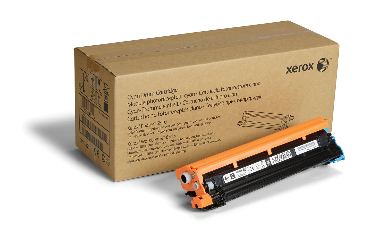 Xerox WorkCentre 6515 Cyan 48000 sider Tromlepatron 108R01417