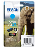 Epson 24XL Cyan Blæk C13T24324012