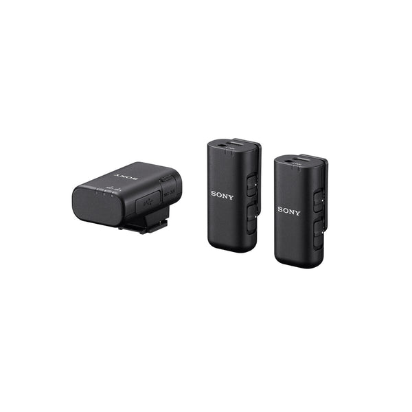 Sony ECM-W3 Trådløst mikrofonsystem Trådløs Kabling -20dBFS Mono Omni-directional Sort