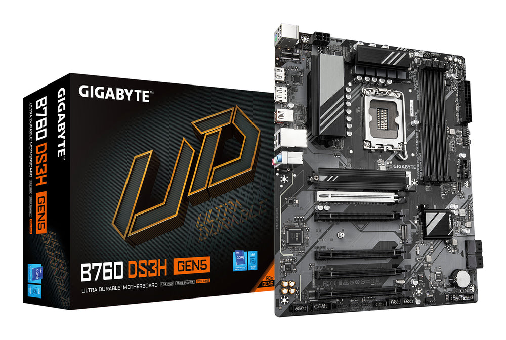 Gigabyte B760 DS3H GEN5 ATX LGA1700 sokkel Intel B760
