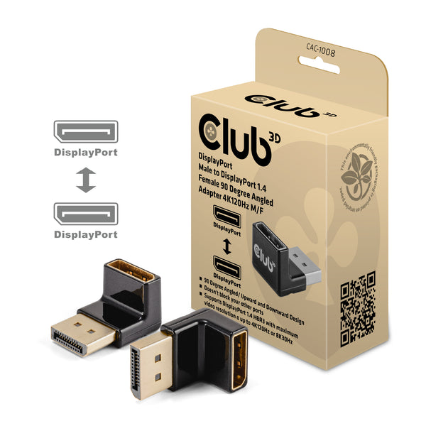 Club 3D DisplayPort adapter Sort