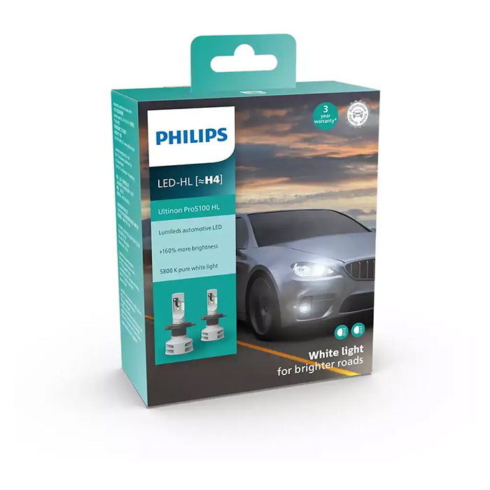 Philips Ultinon Pro5100 LED H4 12/24V - Sæt