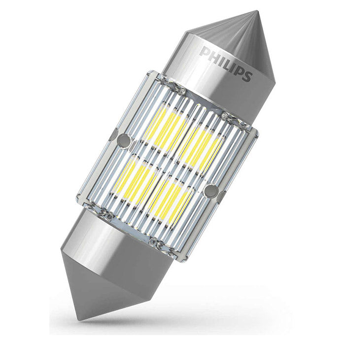 Philips Ultinon Pro3100 6000K Pinol 30mm 12V - 1 stk.