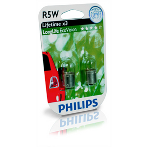 Philips Longlife EcoVision R5W 12V - Sæt