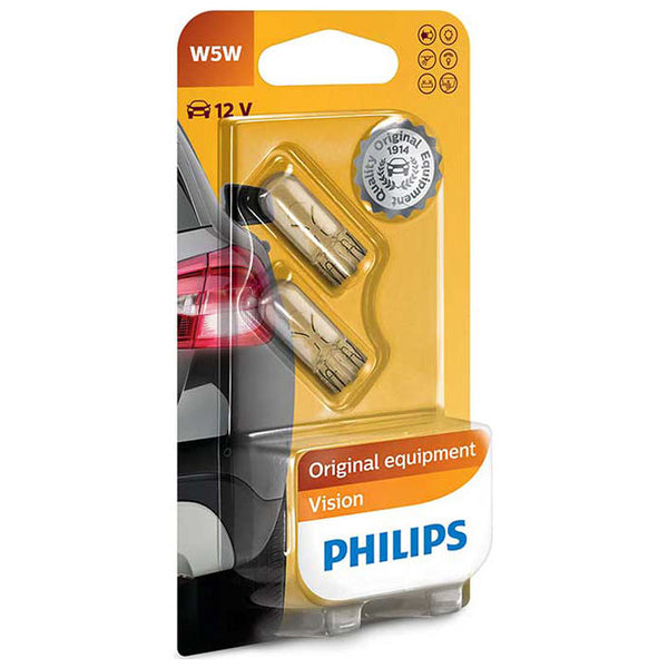 Philips Vision W5W 12V - Sæt