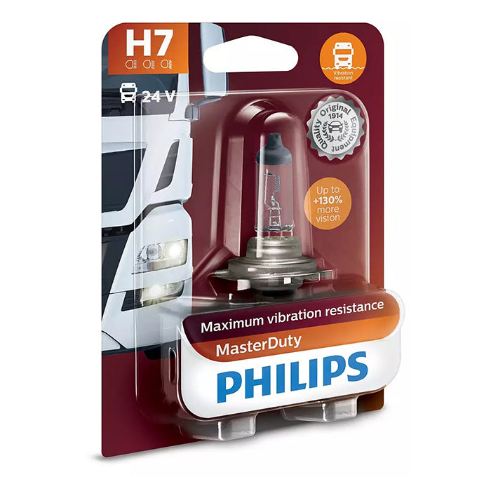 Philips Masterduty H7 70W 24V - 1 stk.