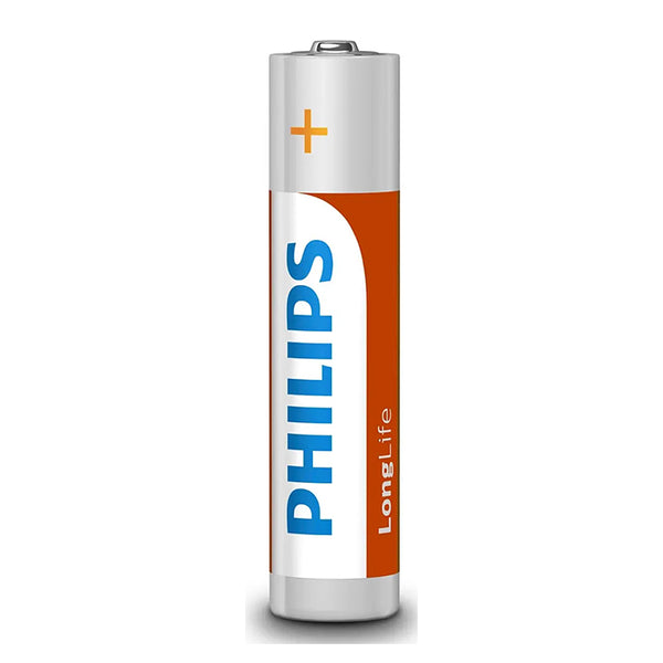 Philips Longlife AAA batteri 4 stk.