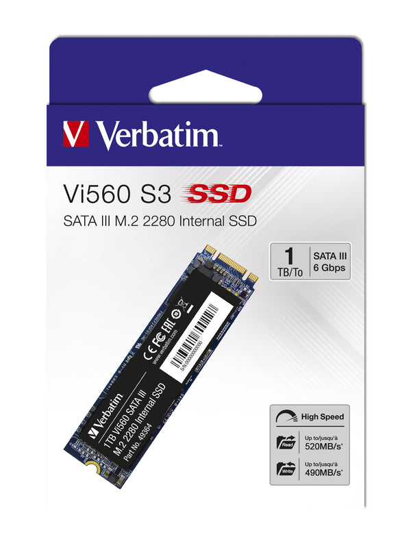 Verbatim Vi560 S3 SSD 1TB M.2 SATA-600